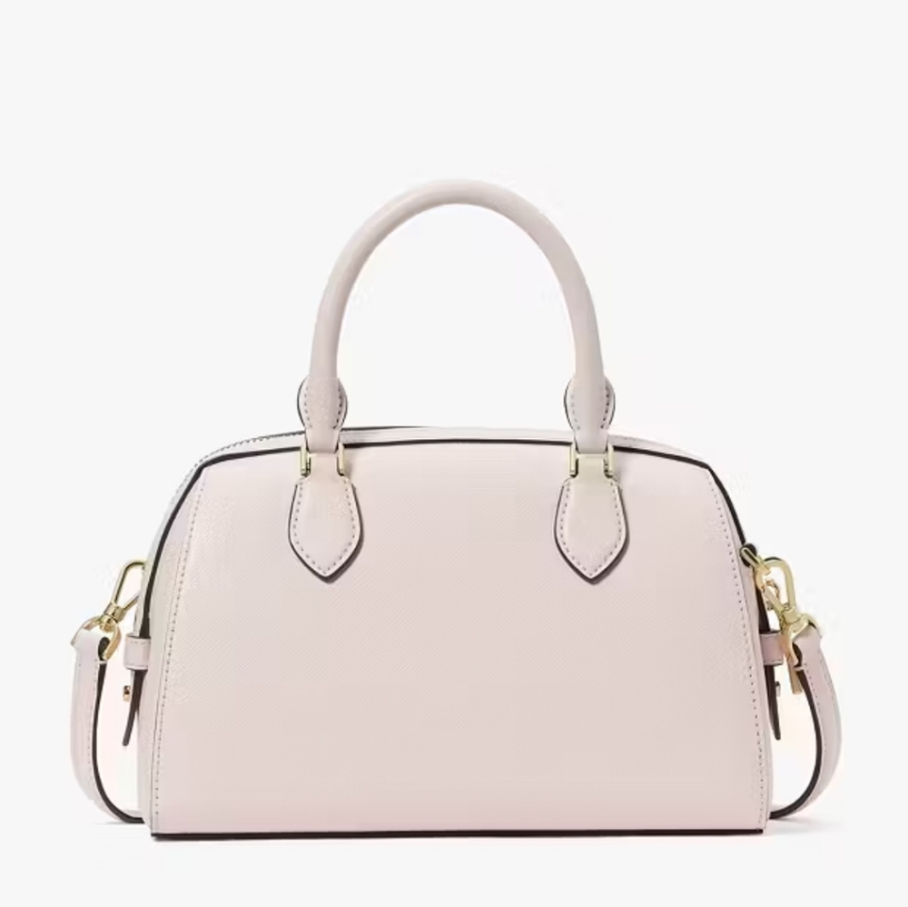 Kate Spade Madison Heart Studs Small Dolly Duffle, Powdered Sugar - Picture 5 of 6
